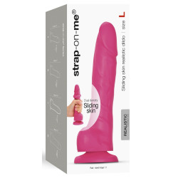 strap on me Gode Sliding Skin Strap-On-Me L 14.5 x 4cm Rose